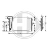 DIEDERICHS DCC1366 - Kondensator, Klimaanlage