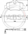A.B.S. 37450 - Bremsbelagsatz, Scheibenbremse