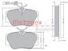METZGER 1170258 - Bremsbelagsatz, Scheibenbremse