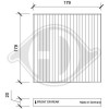 DIEDERICHS DCI1224 - Filter, Innenraumluft