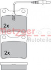 METZGER 1170336 - Bremsbelagsatz, Scheibenbremse