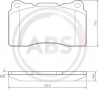 A.B.S. 37479 - Bremsbelagsatz, Scheibenbremse
