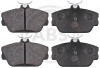 A.B.S. 38598 - Bremsbelagsatz, Scheibenbremse
