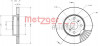 METZGER 6110660 - Bremsscheibe