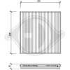 DIEDERICHS DCI1121 - Filter, Innenraumluft