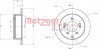 METZGER 6110396 - Bremsscheibe