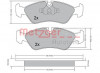 METZGER 1170252 - Bremsbelagsatz, Scheibenbremse