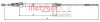 METZGER 10.7491 - Seilzug, Feststellbremse