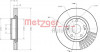 METZGER 6110276 - Bremsscheibe