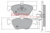 METZGER 1170065 - Bremsbelagsatz, Scheibenbremse