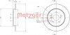 METZGER 6110617 - Bremsscheibe