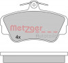 METZGER 1170627 - Bremsbelagsatz, Scheibenbremse