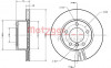 METZGER 6110595 - Bremsscheibe