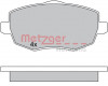 METZGER 1170633 - Bremsbelagsatz, Scheibenbremse