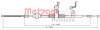 METZGER 17.2294 - Seilzug, Feststellbremse