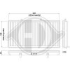 DIEDERICHS DCI0118 - Filter, Innenraumluft