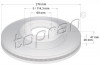 TOPRAN 820618 - Bremsscheibe