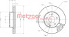 METZGER 6110153 - Bremsscheibe