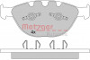 METZGER 1170380 - Bremsbelagsatz, Scheibenbremse