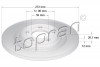 TOPRAN 722594 - Bremsscheibe