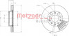 METZGER 6110523 - Bremsscheibe