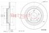 METZGER 6110198 - Bremsscheibe