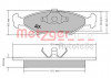 METZGER 1170426 - Bremsbelagsatz, Scheibenbremse