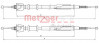 METZGER 10.5235 - Seilzug, Feststellbremse