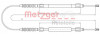 METZGER 10.4731 - Seilzug, Feststellbremse