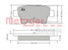 METZGER 1170333 - Bremsbelagsatz, Scheibenbremse