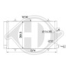 DIEDERICHS DCC1598 - Kondensator, Klimaanlage