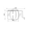 DIEDERICHS DCV1158 - Verdampfer, Klimaanlage