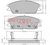 METZGER 1170224 - Bremsbelagsatz, Scheibenbremse