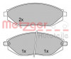 METZGER 1170446 - Bremsbelagsatz, Scheibenbremse