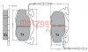 METZGER 1170195 - Bremsbelagsatz, Scheibenbremse