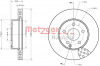 METZGER 6110327 - Bremsscheibe