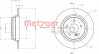 METZGER 6110489 - Bremsscheibe