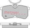 METZGER 1170025 - Bremsbelagsatz, Scheibenbremse