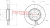 METZGER 6110155 - Bremsscheibe