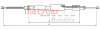 METZGER 10.4573 - Seilzug, Feststellbremse