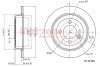 METZGER 6110105 - Bremsscheibe