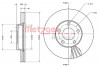 METZGER 6110231 - Bremsscheibe