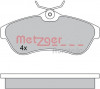 METZGER 1170438 - Bremsbelagsatz, Scheibenbremse