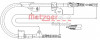 METZGER 17.0113 - Seilzug, Feststellbremse