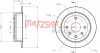 METZGER 6110432 - Bremsscheibe