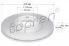 TOPRAN 722449 - Bremsscheibe