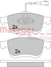 METZGER 1170542 - Bremsbelagsatz, Scheibenbremse