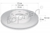 TOPRAN 600590 - Bremsscheibe