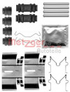 METZGER 109-1836 - Zubehörsatz, Scheibenbremsbelag