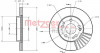 METZGER 6110223 - Bremsscheibe